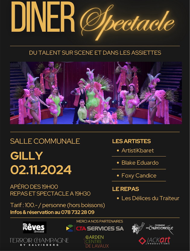 Diner spectacle Gilly 02.11.2024